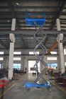 Hydraulische mobile Scherenhebebühne 6 Meter Plattform-Höhen-1 Tonnen-Belastbarkeit für Ausstellung Hall