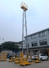 10 Meter Aluminiumluftarbeit-Plattform-Doppelt-Mast-vertikale Aufzug-