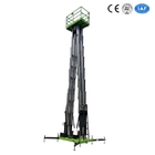 Dreifache Mast-Aluminiumluftarbeit-Plattform-vertikaler Aufzug für das Arbeiten auf Höhe 14m