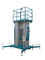 10M Lifting Height 300Kg Loading Capacity Aerial Work Platform with Triple Mast