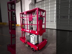 10 Meter Höhe Arbeitsbühne mit Doppelmast hydraulischer Vertikallift