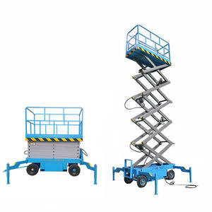 12M High Altitude Mobile Scissor Lufttabellen-Antigleiter-Boden