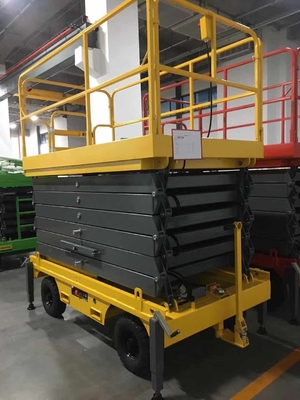 4-20 m mobile manuelle Schubplattform Lifttisch