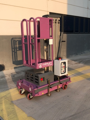 10M Aluminium-Flugwerkplattform (einmastig) 125Kg Tragfähigkeit