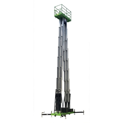 Belastbarkeit des 20m Hubtisch-Aluminiumluftplattform-festigen multi Mast-150Kg Leistung