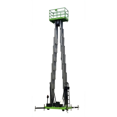 Belastbarkeit des 20m Hubtisch-Aluminiumluftplattform-festigen multi Mast-150Kg Leistung