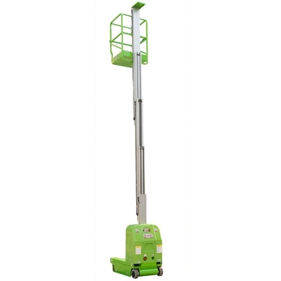 Selbstfahrender Luftarbeit-Plattform-Doppelt-Mast 9 Meter hohes Manlift in der roten Belastbarkeit 150Kg