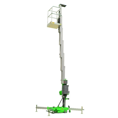 Hubhöhe 160Kg 6m mobile tragbare Luftarbeit-Plattform mit Aluminiumprofil