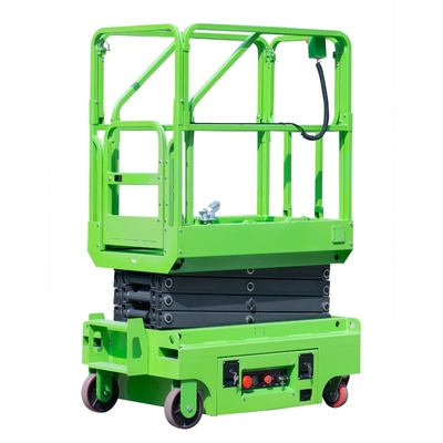 Compact and Powered Mini Scissor Lift with 3.9m Platform Height and 240kg Load for Performance