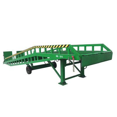 0.6m Mechanical Hydraulic Mobile Dock Ramp with Outriggers , 6000Kg