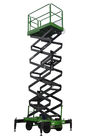 7,5 Meter Handbuch, diemobile Scherenhebebühne-X-Aufzug-Plattform 500Kg im Grün drücken