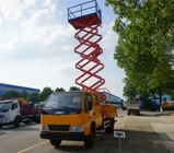schwere hydraulische Erhöhungspritschenwagen angebrachte Scherenhebebühne 500kg mit 14m