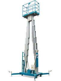 Schleppen-Hebebühne-Doppelt-Mast-Luftarbeit-Plattform 12m und Laden 200Kg