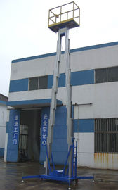 Schleppen-Hebebühne-Doppelt-Mast-Luftarbeit-Plattform 12m und Laden 200Kg