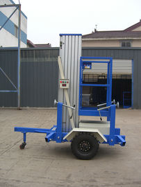 6 Meter der Plattform-Höhen-130kg Belastbarkeits, dieeinzelner Mast-Luftarbeit Plaform für Langstreckentransport schleppen