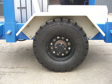 6 Meter der Plattform-Höhen-130kg Belastbarkeits, dieeinzelner Mast-Luftarbeit Plaform für Langstreckentransport schleppen