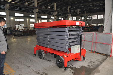 hydraulische mobile Scherenhebebühne der Belastbarkeits-450Kg mit 6 Metern Plattform-Höhen-
