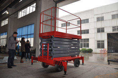 hydraulische mobile Scherenhebebühne der Belastbarkeits-450Kg mit 6 Metern Plattform-Höhen-