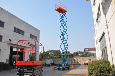 11 Meter selbstfahrende mobile Scherenhebebühne, bewegliches manlift mit dem anhebenden Arm des Manganstahls
