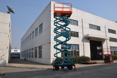 11 Meter selbstfahrende mobile Scherenhebebühne, bewegliches manlift mit dem anhebenden Arm des Manganstahls