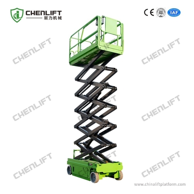 Belastbarkeit 230kg der Luftarbeit-Plattform-selbstfahrende Scherenhebebühne-6m 8m mit Erweiterungs-Tabelle