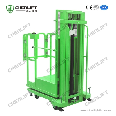 Lager-vertikale Auftrags-Pflücker-halb elektrische Luftplattform des Cer-Zertifikat-200kg