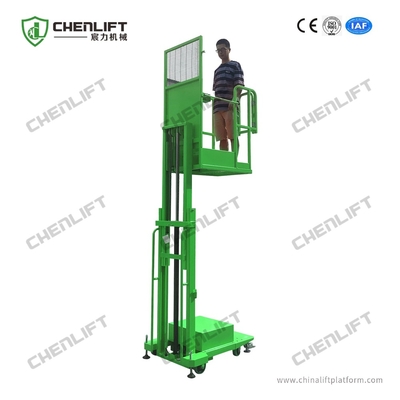 Lager-vertikale Auftrags-Pflücker-halb elektrische Luftplattform des Cer-Zertifikat-200kg