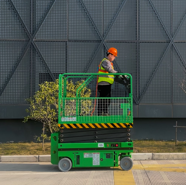 5.8M Plattformhöhe 230 kg Lade voll elektrische Scherehebe mit Erweiterungsplattform