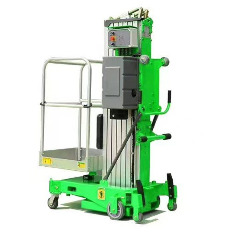 Hubhöhe 160Kg 6m mobile tragbare Luftarbeit-Plattform mit Aluminiumprofil
