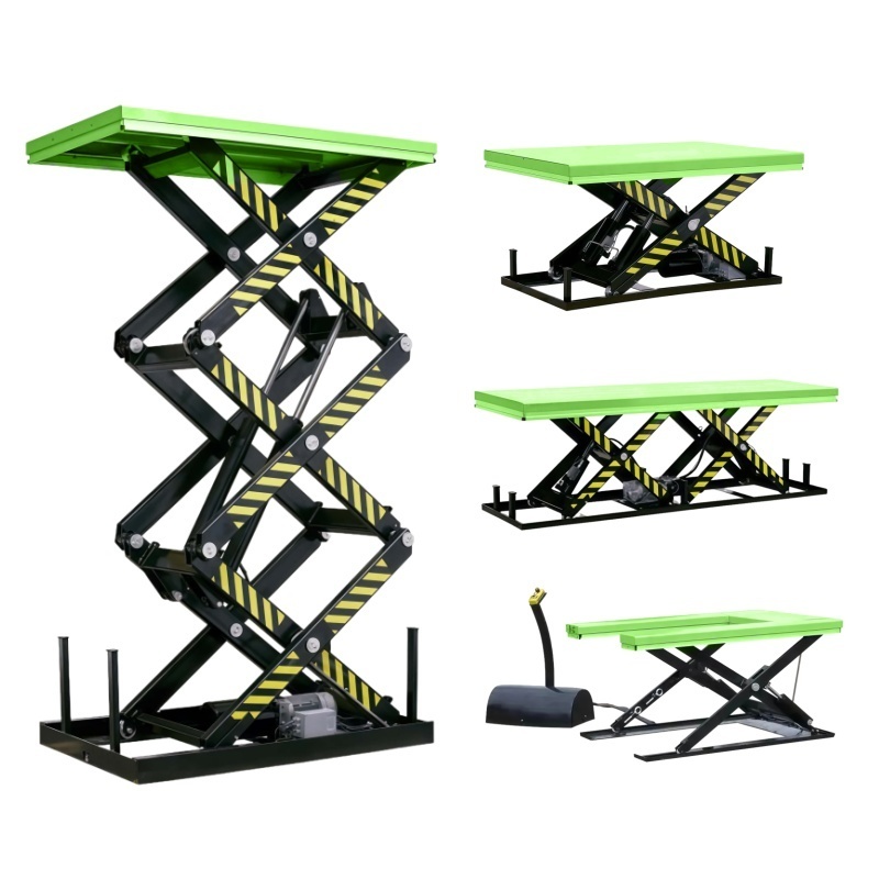 Hydraulic Electric Scissor Stationary Scissor Lift Tables