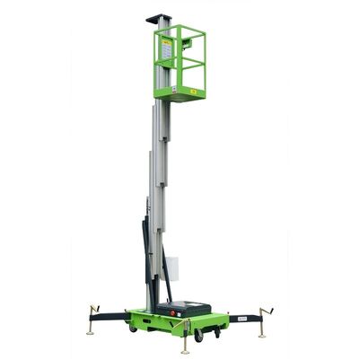 Aluminiumlegierung Industrielle Vertikal-Plattformlift Einmast 6 Meter Hubhöhe