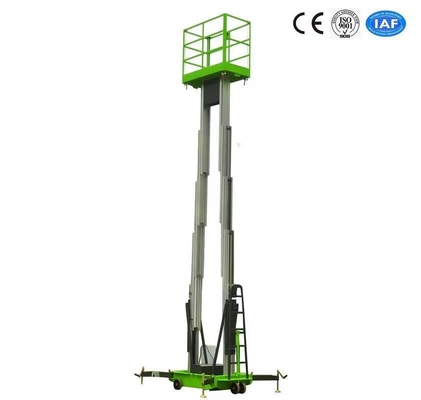 10 Meter Höhen-Luftarbeit-Plattform-Doppelt-Mast-hydraulische vertikale Aufzug-Tabellen-